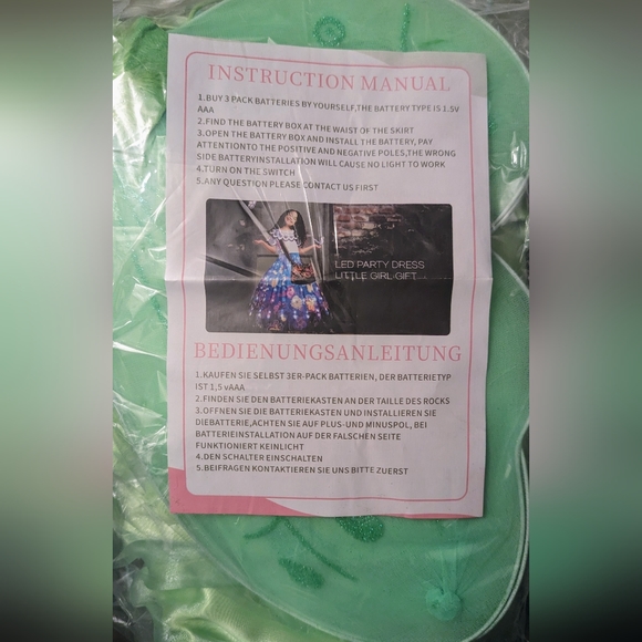 Light up Girls Halloween Costume Fairy/ Little Princess - Picture 4 of 5